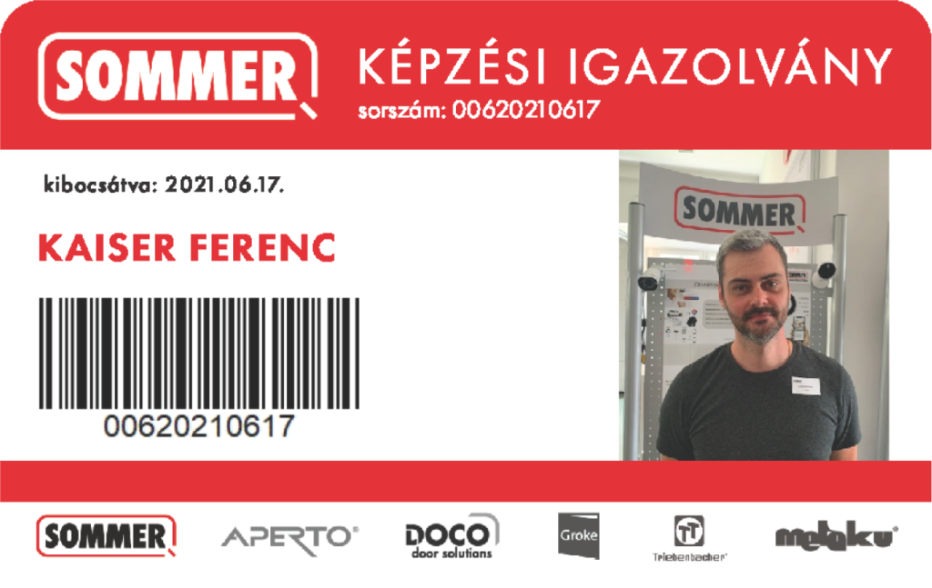 Szakemberkereső - Kaiser Ferenc - SOMMER