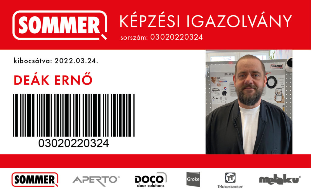 Szakemberkereső - Deák Ernő - SOMMER
